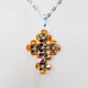 Small Cross - Pualani-Silver Chain - 2
